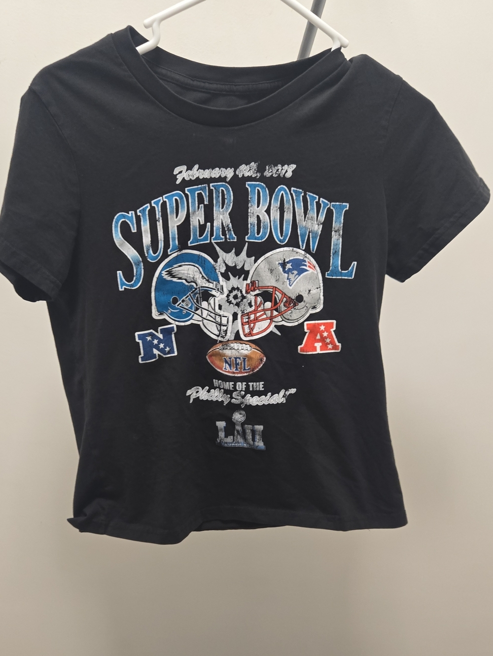 Black Super Bowl Graphic Short Sleeve Tee - Unbranded
